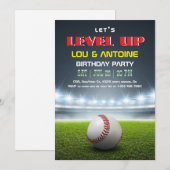 Baseball Birthday Invitation Einladung (Vorne/Hinten)