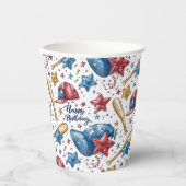 Baseball Birthday Paper Cups Tableware Party Boy Pappbecher (Vorderseite)