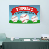 Baseball-Birthday-Party Banner (Messeveranstaltung)