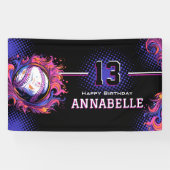 Baseball-Birthday-Party Banner (Horizontal)