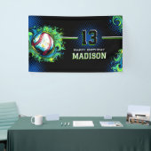 Baseball-Birthday-Party Banner (Messeveranstaltung)