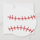 Baseball-Birthday-Party Einladung (Rückseite)