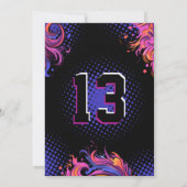 Baseball-Birthday-Party Einladung (Rückseite)