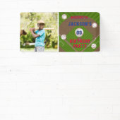 Baseball Birthday Party Foto Banner (InSitu)