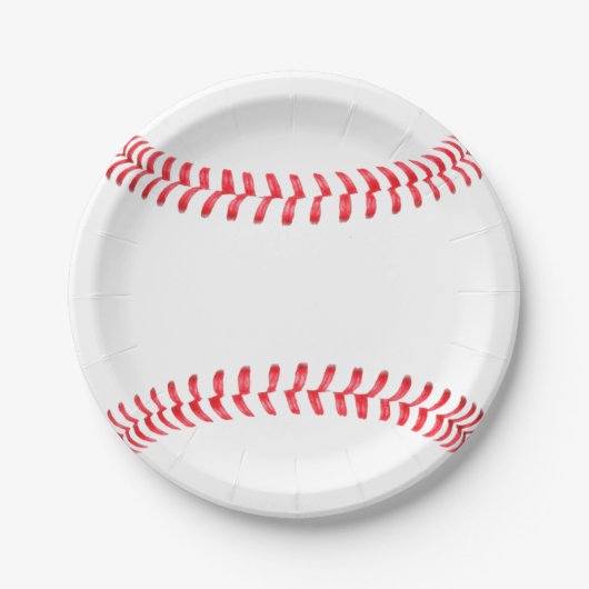 Baseball-Birthday-Party Pappteller (Vorderseite)