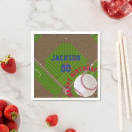 Baseball-Birthday-Party Serviette