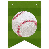 Baseball-Birthday-Party Wimpelkette (Erste Fahne)