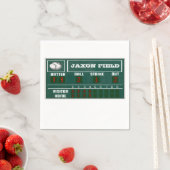 Baseball Birthday|Scoreboard|PARTY Serviette (Beispiel)