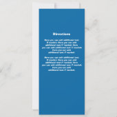 Baseball Birthday Ticket Einladung (Rückseite)