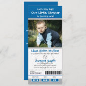 Baseball Birthday Ticket Einladung (Vorne/Hinten)