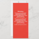 Baseball Birthday Ticket Einladung (Rückseite)