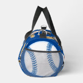 Baseball Bis In Den Tod Muster Blaue Screwball-Gra Duffle Bag (Rechts)