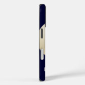 Baseball, Blau, Name Case-Mate iPhone Hülle (Rückseite / Rechts)