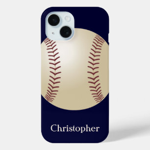 Baseball, Blau, Name Case-Mate iPhone Hülle