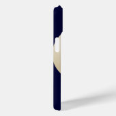 Baseball, Blau, Name Case-Mate iPhone Hülle (Rückseite / Rechts)