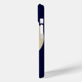 Baseball, Blau, Name Case-Mate iPhone Hülle (Rückseite / Links)