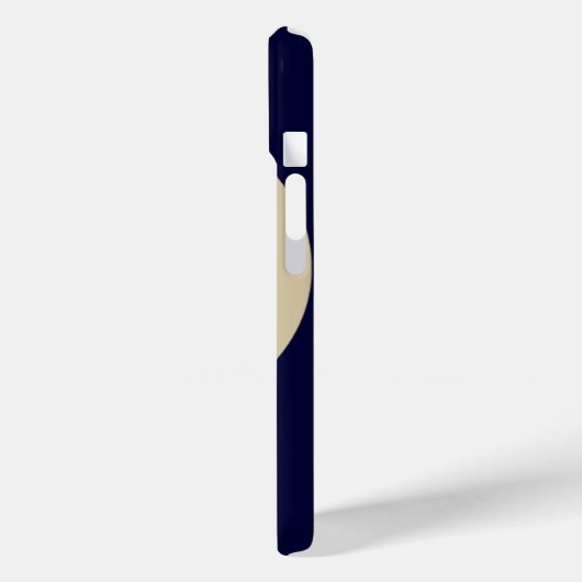 Baseball, Blau, Name Case-Mate iPhone Hülle (Rückseite / Links)