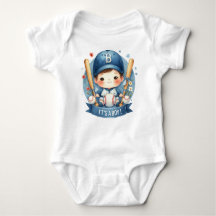 Baseball Bliss Baby Boy Ankündigung Kinderdusche