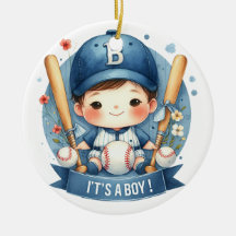 Baseball Bliss Baby Boy Ankündigung Kinderdusche