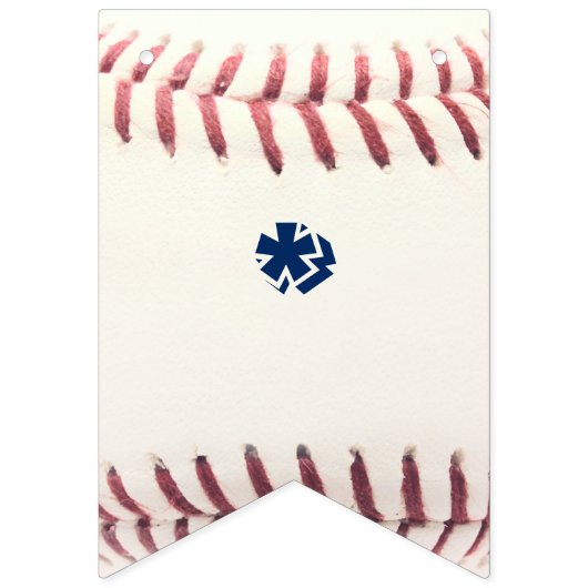 Baseball Blue Custom Banner (Erste Fahne)