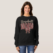 Baseball Bow Mama, Muttertag Sweatshirt (Vorne ganz)