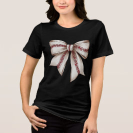 Baseball Bow Shirt, Softball Gameday Mama Shirt