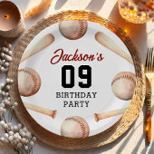 Baseball Boy Birthday Party Pappteller