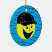 Baseball Boy Keramik Ornament (Rechts)