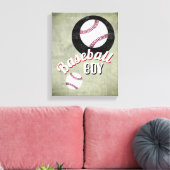 Baseball-Boy-Sport Zitat Not leidenden Hintergrund Leinwanddruck (Insitu (Wohnzimmer))