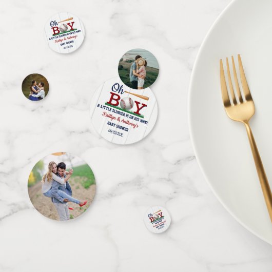 Baseball Boys Babydusche Konfetti (Gruppe)