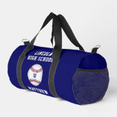 Baseball Boys School Team Name Number Sports Duffle Bag (Rechte Ecke)
