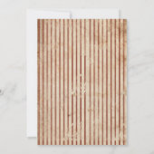 Baseball-Brautparty-Party Einladung (Rückseite)