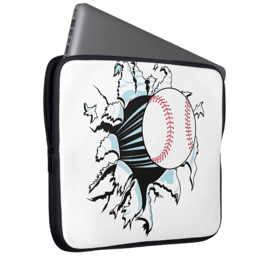 Baseball-Breakout Laptopschutzhülle (Vorne Rechts)