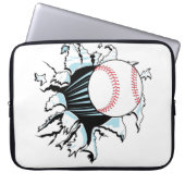 Baseball-Breakout Laptopschutzhülle (Vorderseite)
