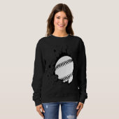 Baseball breakthrough for baseball players sweatshirt (Vorne ganz)