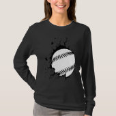 Baseball breakthrough for baseball players T-Shirt (Vorderseite)