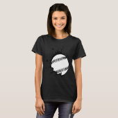 Baseball breakthrough for baseball players T-Shirt (Vorne ganz)