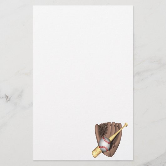 Baseball Briefpapier (Vorderseite)