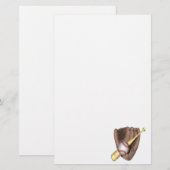 Baseball Briefpapier (Vorne/Hinten)