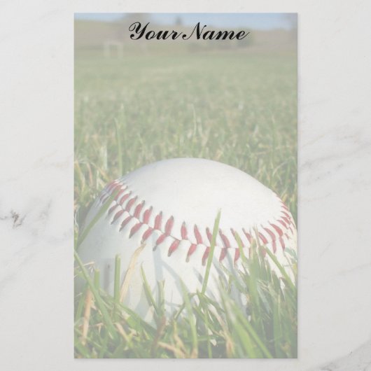 Baseball Briefpapier (Vorderseite)