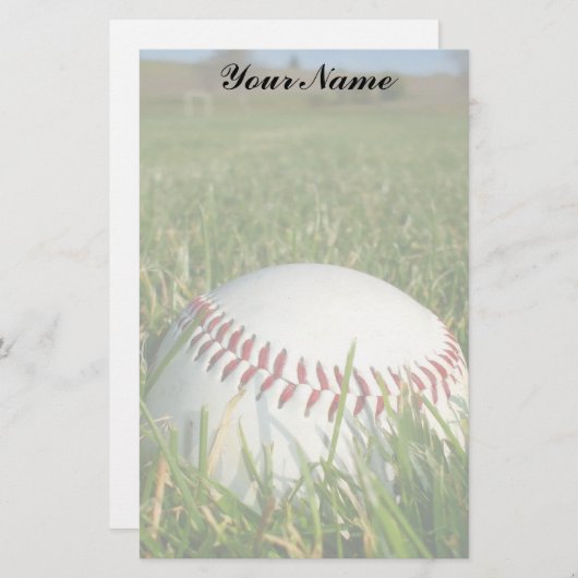 Baseball Briefpapier (Vorne/Hinten)