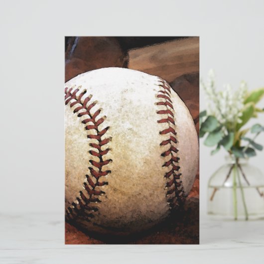 Baseball Briefpapier (Stehend Vorderseite)
