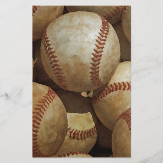 Baseball Briefpapier (Vorderseite)