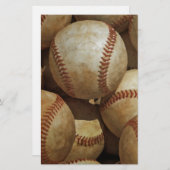 Baseball Briefpapier (Vorne/Hinten)