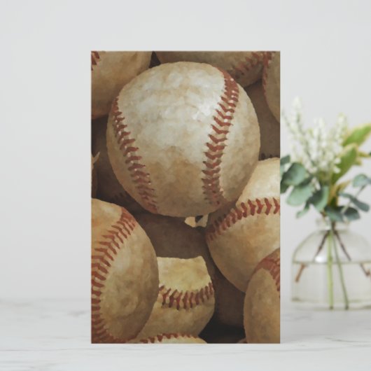 Baseball Briefpapier (Stehend Vorderseite)