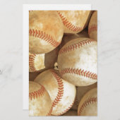 Baseball Briefpapier (Vorne/Hinten)