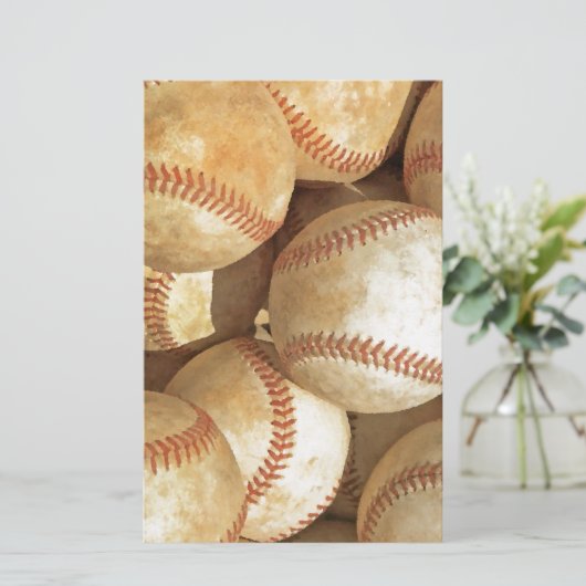 Baseball Briefpapier (Stehend Vorderseite)