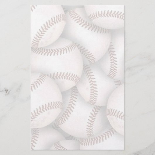 Baseball-Briefpapier Briefpapier (Vorderseite)