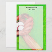 Baseball-Briefpapier Briefpapier (Vorne/Hinten)