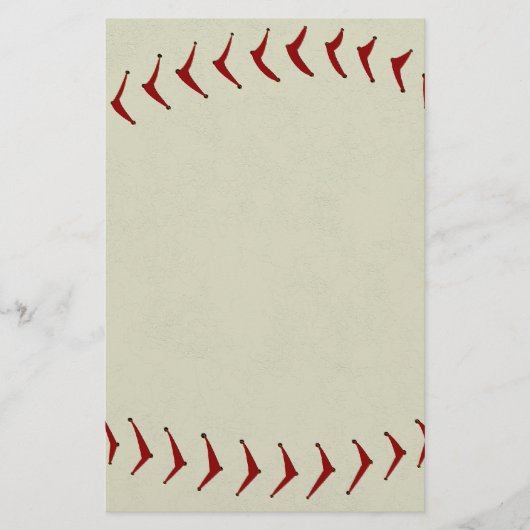 Baseball-Briefpapier Briefpapier (Vorderseite)